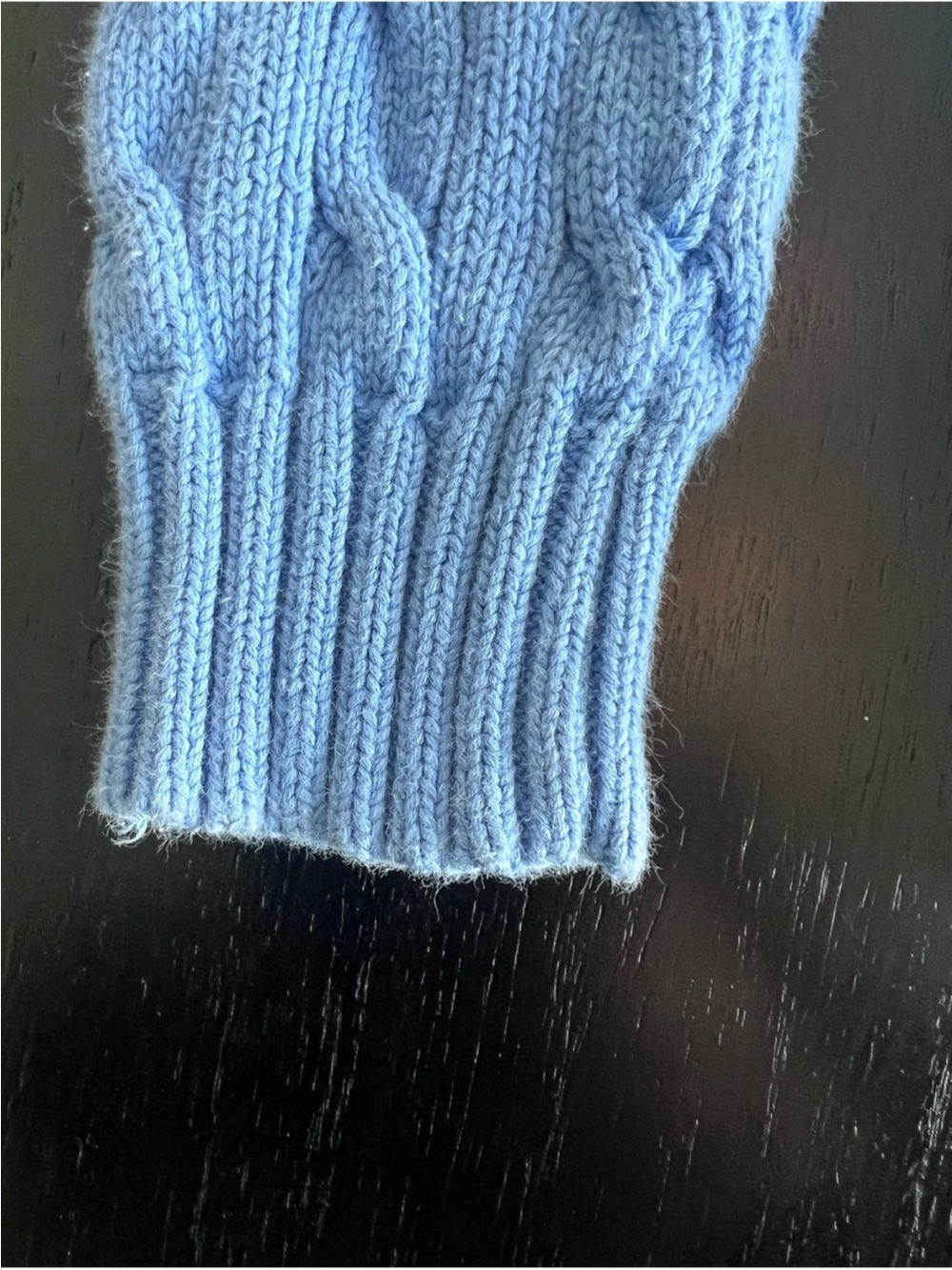 Polo Ralph Lauren | Light Blue Cable-Knit Sweater | Size S - Picture 8 of 10